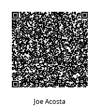 contact information in QR code